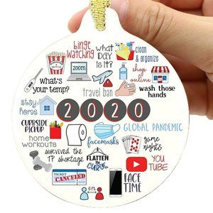 Happy new year Ornament Funny Gift